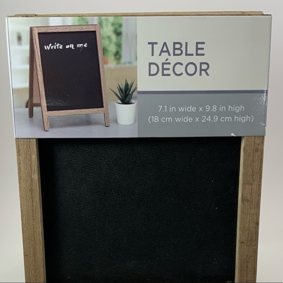 Table Decor Chalkboard African Art Easel Picture Sign Double Sided - Picture 7 of 14